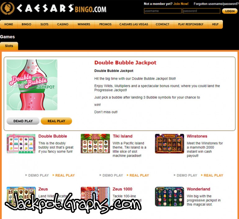 Caesars bingo online