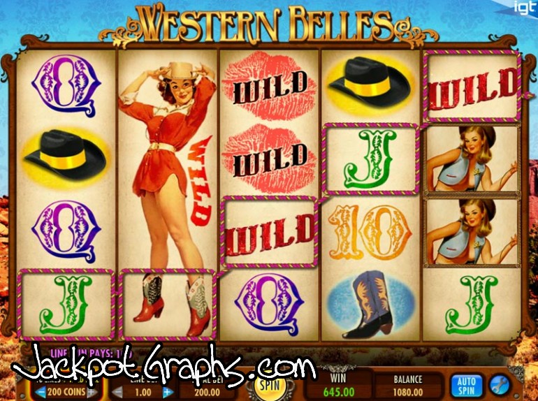 Western belle slot machine